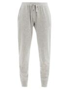 Matchesfashion.com Brunello Cucinelli - Ribbed-cuff Cashmere Track Pants - Womens - Light Grey
