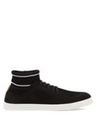 Matchesfashion.com Fendi - Knitted Low Top Trainers - Mens - Black