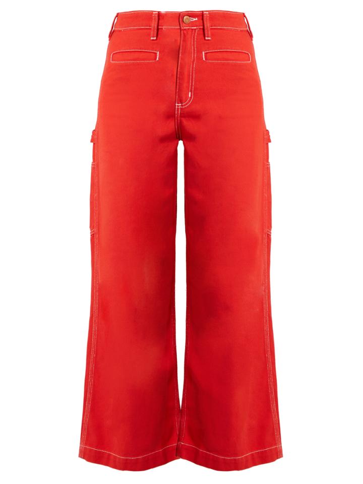 Bliss And Mischief Painter High-waist Flared Jeans
