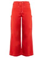 Bliss And Mischief Painter High-waist Flared Jeans