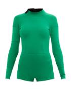 Ladies Beachwear Cynthia Rowley - Cheeky Heart 2.5mm Short Neoprene Wetsuit - Womens - Green
