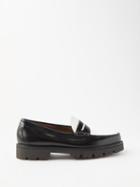 G.h. Bass & Co. - Weejuns 90s Larson Leather Penny Loafers - Mens - Black White