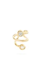 Matchesfashion.com Ana Khouri - Amelia Diamond & 18kt Gold Ear Cuff - Womens - Diamond