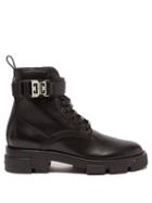 Givenchy - 4g-buckle Leather Boots - Womens - Black