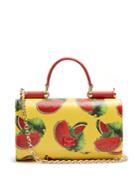 Dolce & Gabbana Watermelon-print Leather Cross-body Bag