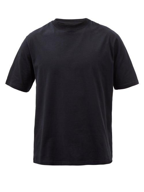 Studio Nicholson - Bric Cotton-jersey T-shirt - Mens - Black