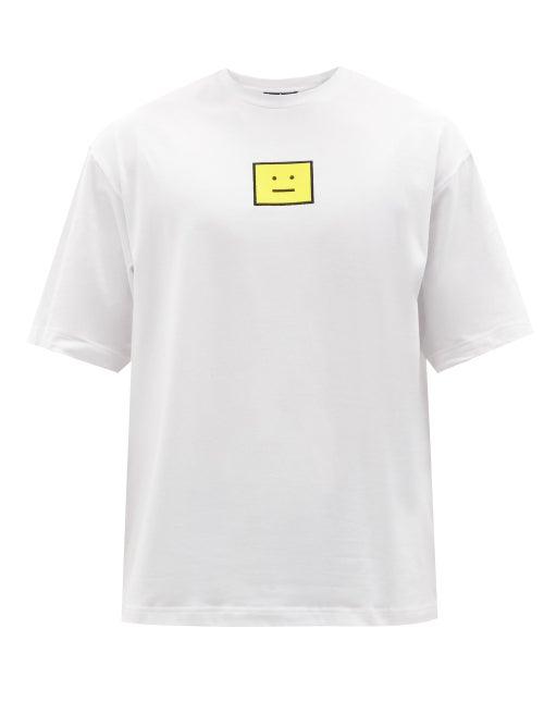 Acne Studios - Exford Cotton-blend Jersey T-shirt - Mens - White