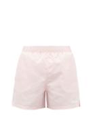 Matchesfashion.com Vetements - Logo-print Swim Shorts - Mens - Pink