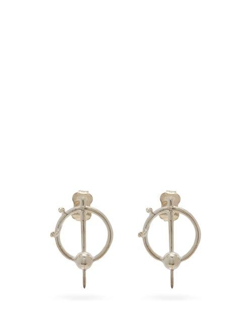 Matchesfashion.com Pearls Before Swine - Mod Sterling-silver Earrings - Mens - Silver