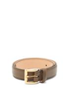 Matchesfashion.com Emilia Wickstead - Slim Leather Belt - Womens - Dark Brown