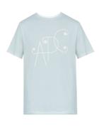 Matchesfashion.com A.p.c. - Crew Neck Cotton Blend Jersey T Shirt - Mens - Blue
