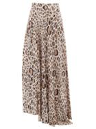 Matchesfashion.com Aje - Elvie Leopard Print Skirt - Womens - Animal