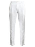 Etro Slim-leg Linen Trousers