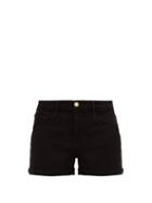 Matchesfashion.com Frame - Le Cutoff Denim Shorts - Womens - Black