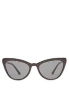 Ladies Accessories Prada Eyewear - Cat-eye Acetate Sunglasses - Womens - Black