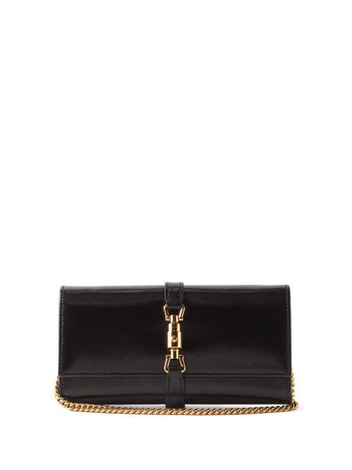 Gucci - Jackie 1961 Leather Wallet Cross-body Bag - Womens - Black