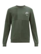 Matchesfashion.com A.p.c. - X Brain Dead Logo Print Cotton Sweatshirt - Mens - Khaki