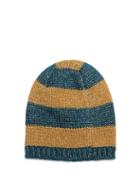 Gucci Knitted Metallic Striped Beanie Hat