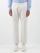 Barena Venezia - Batigova Cotton-blend Suit Trousers - Mens - Cream
