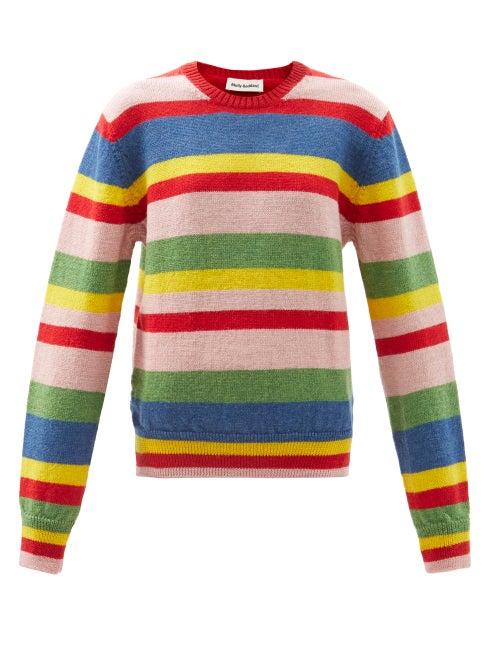 Ladies Rtw Molly Goddard - John Striped Lambswool Sweater - Womens - Multi