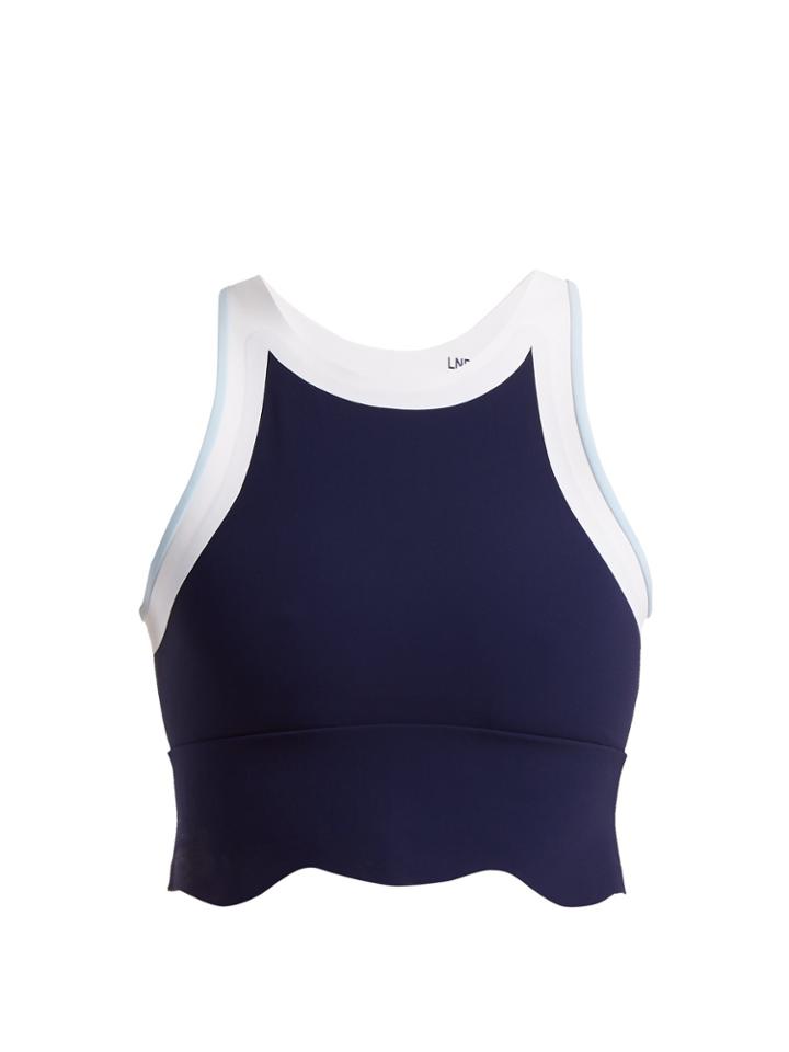 Lndr Aquata Scalloped-edge Bikini Top