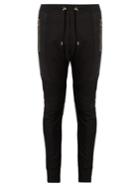 Balmain Biker Mesh-panel Jersey Track Pants