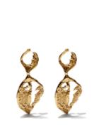 Ladies Jewellery Elise Tsikis - Lucia 24kt Gold-plated Earrings - Womens - Gold