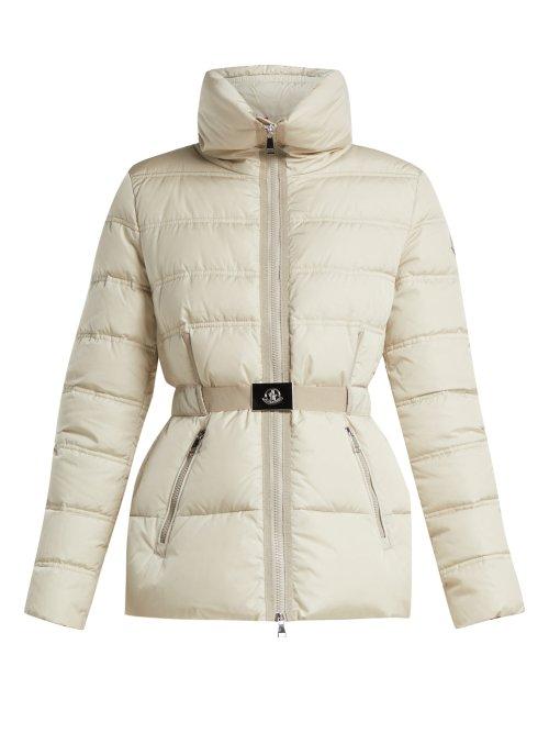 Matchesfashion.com Moncler - Alouette Lightweight Down Filled Jacket - Womens - Beige