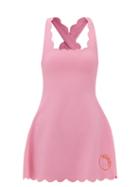 Marysia Sport - Serena Scalloped Mini Dress - Womens - Pink