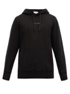 Matchesfashion.com 1017 Alyx 9sm - Logo-print Cotton-jersey Hooded Sweatshirt - Mens - Black