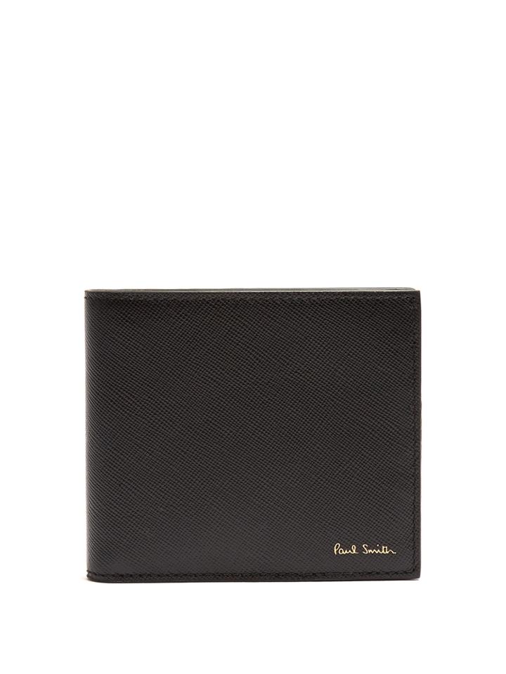 Paul Smith Car-print Bi-fold Leather Wallet