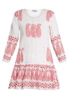 Juliet Dunn Paisley-print Cotton Kaftan