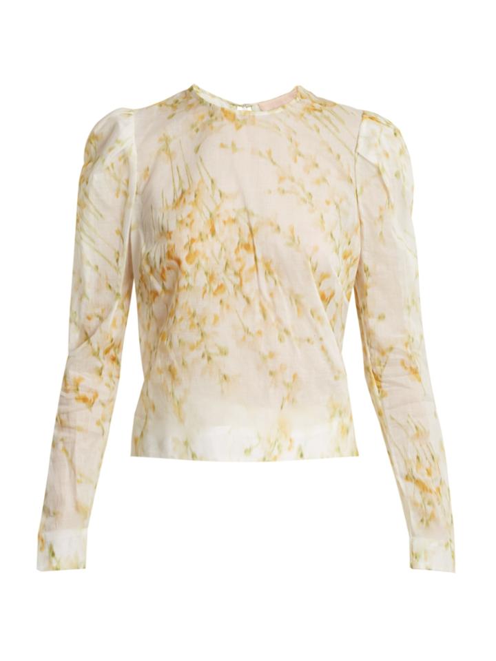 Brock Collection Babette Sweet-pea Print Blouse