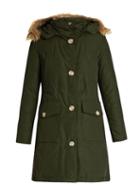 Woolrich John Rich & Bros. Arctic Long Fur-trimmed Cotton-blend Canvas Parka