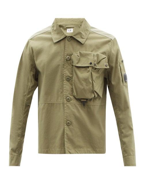 C.p. Company - Taylon Shell Overshirt - Mens - Forest Moss
