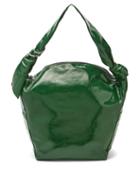 Matchesfashion.com Isabel Marant - Eewa Patent Leather Shoulder Bag - Womens - Green