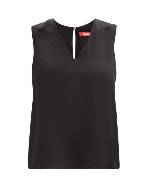 Matchesfashion.com Max Mara Studio - Bevanda Top - Womens - Black