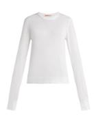 Matchesfashion.com Summa - Round Neck Cashmere Sweater - Womens - White