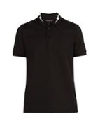 Neil Barrett Lightning Bolt-print Cotton Polo Shirt