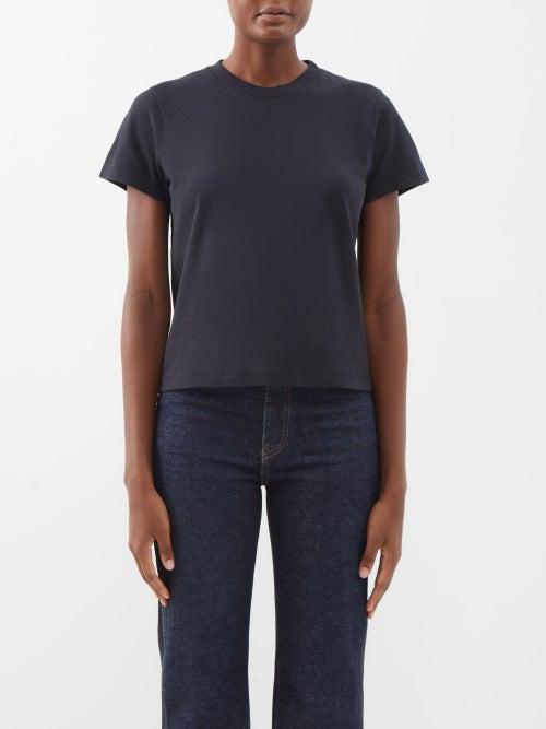 Khaite - Emmylou Cotton-jersey T-shirt - Womens - Black