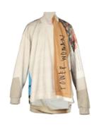 Matchesfashion.com Marques'almeida - Oversized Printed Roll Neck Sweatshirt - Mens - Multi