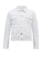 Matchesfashion.com Prada - Logo Patch Denim Jacket - Mens - White