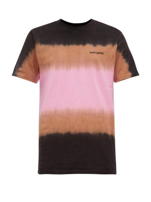 Matchesfashion.com Noon Goons - Max Tie Dye Cotton T Shirt - Mens - Black Multi