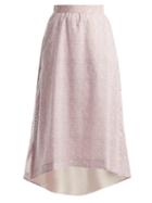 Matchesfashion.com Loewe - Liberty Print Cotton Poplin Skirt - Womens - Pink Print