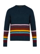 Prada Intarsia-stripe Wool Sweater