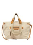 Matchesfashion.com Isabel Marant - Wardy Blended Canvas Tote Bag - Womens - Cream Multi