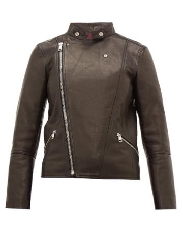 Matchesfashion.com A.p.c. - Florence Leather Biker Jacket - Womens - Black