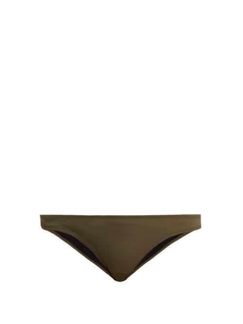 Matchesfashion.com Solid & Striped - The Sadie Bikini Briefs - Womens - Khaki
