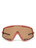 Matchesfashion.com 100% - Glendale Cycle Sunglasses - Mens - Red