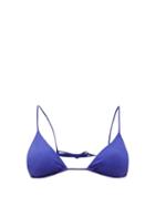 Matchesfashion.com Eres - Mouna Triangle Bikini Top - Womens - Blue